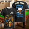 BlueJose Billiards Ball 8 Grim Reaper Beer Customized Name, Team Name 3D Shirt