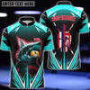 BlueJose Billiards Custom Shirt For Team 808 Sharkz