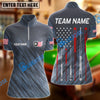BlueJose Billiards Ball 8 American Flag and Pool Cues Customized Name, Team Name 3D Shirt