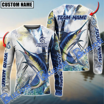 BlueJose Marlin Water Sport Jersey Custom Name & Team Name Shirts