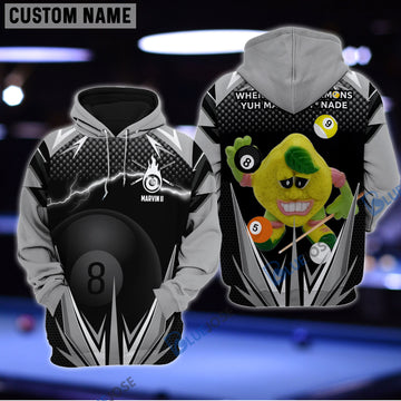 BlueJose Billiards Grey Custom Shirt For Marvin Fitzwater