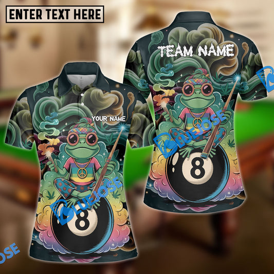BlueJose Billiards 8 Ball Mystic Frog Energy Personalized Shirt