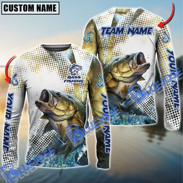 BlueJose Bass Water Sport Jersey Custom Name & Team Name Shirts