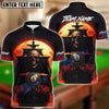 BlueJose Billiards Ball 8 Ghost Ship Raider Pool Master Personalized Name Shirt (4 Colors)
