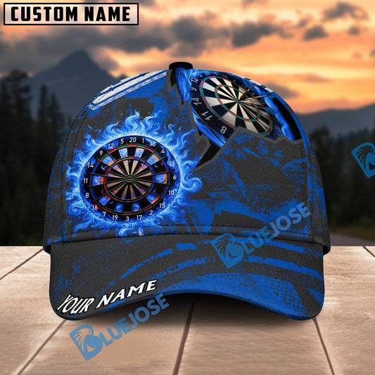 BlueJose Darts Wall Of Flame War Personalized Name Cap (5 Colors)