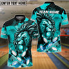 BlueJose The Tiger and Bowling Personalized Name, Team Name 3D Shirt (5 Colors)