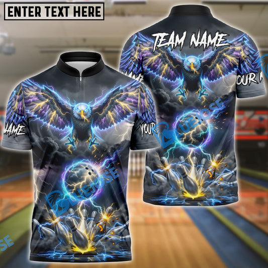 BlueJose Bowling Eagle of the Final Strike Personalized Name, Team Name 3D Shirt