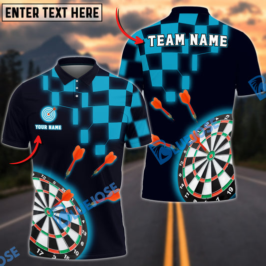 BlueJose Darts Checkerboard Personalized Shirt