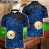 BlueJose Billiards Ball 9 Maori Turtle Personalized Name, Team Name Unisex Shirt ( 4 Colors )