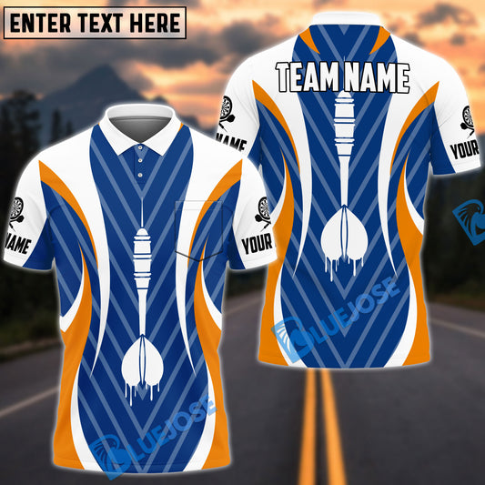 BlueJose Dart Paint Drop Personalized Name Shirt