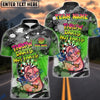 BlueJose Darts Grumpy Pig Throw Darts Not Farts Multicolor Options Personalized Name Shirt (6 Colors)