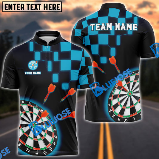 BlueJose Darts Checkerboard Personalized Shirt