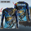 Bluejose Bass Fishing Tailored Tides Pattern Custom Name & Team Name Shirts