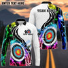 BlueJoses Archery Smoke Pattern Customized Name 3D Shirt