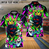 BlueJose Bowling And Pins 420 King Smoking Ball Customized Name, Team Name 3D Shirt (4 Colors)