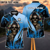 BlueJose Darts Golden Grim Reaper Personalized Name, Team Name Shirt (4 Colors)
