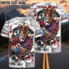 BlueJose Darts King of Hearts Royal Playing Card Personalized Name Shirt