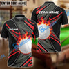 BlueJose Shockwave Golf Customized Name, Team Name 3D Shirts ( 4 Colors )