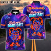 BlueJose Darts Neon Bull’s-Eye Dart-Shit Attitude Personalized Name Shirt