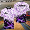 BlueJose Bowling And Pins Black Dragon Power Power Customized Name, Team Name 3D Shirt (4 Colors)