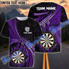 BlueJose Darts Animated Flame Personalized Name, Team Name 3D Shirt (4 Colors)