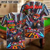 BlueJose Billiards 8 Ball Bear Graffiti I Beat People With Stick Personalized Name, Team Name Unisex Shirt (4 Colors)