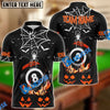 BlueJose Billiards Ball 8 Halloween Wizard Personalized Name & Team Name Shirt (4 Colors)