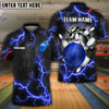 BlueJose Bowling And Pins The Power Of The God Of Thunder Customized Name 3D Shirt (4 Colors)