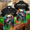 BlueJose Billiards Colorful Skull Personalized Name, Team Name Unisex Shirt