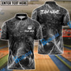 BlueJose Bowling & Pins Lightning Evil Face Clowns Customized Name, Team Name 3D Shirt (6 Colors)