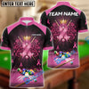 BlueJose Billiards Queen of Pink 8-Ball Breast Cancer Awareness Customized Name, Team Name 3D Shirt