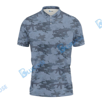 BlueJose Blue Camo Shirt