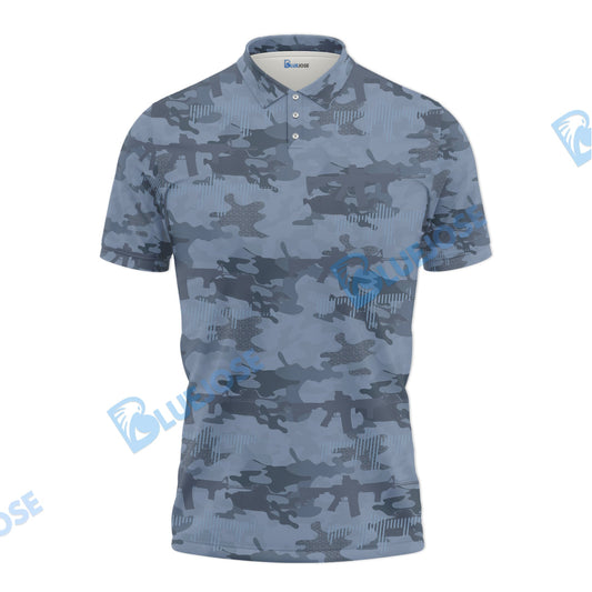 BlueJose Blue Camo Shirt