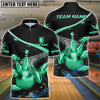 BlueJose Bowling And Pins Premium Customized Name 3D Shirt ( 6 Colors)