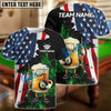 BlueJose Billiards Ball 8 Grumpy Beer Mug American Flag Customized Name, Team Name 3D Shirt (4 Colors)