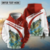 BlueJose Customized Name Crappie Fishing Fish Reaper 3D Shirts