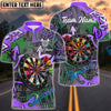 BlueJose Darts Graffiti Street Style Multicolor Options Personalized Name Shirt (4 Colors)