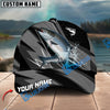 BlueJose Fishing Gray Jumping Water Splash Graphic Personalized Cap (13 Breeds)