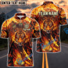 BlueJose Darts Tiger Flame Personalized Name, Team Name 3D Shirt (4 Colors)