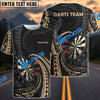 BlueJose Rolling Tribal Pattern Custom Darts Shirts