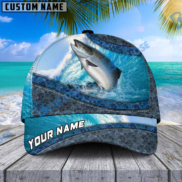 BlueJose Magic Salmon Fishing Personalized Cap