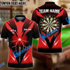 BlueJose Darts Shocking Arrow Personalized Name, Team Name 3D Shirt (4 Colors)