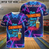 BlueJose Bowling Drinking Team Bowling Problem Customized Name, Team Name 3D Shirt