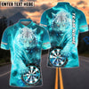 BlueJose Darts White Tiger Personalized Name, Team Name Shirt (4 Colors)