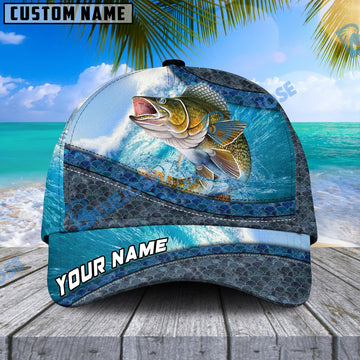 BlueJose Magic Walleye Fishing Personalized Cap