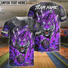 BlueJose Bowling And Pins Blaze Tiger Customized Name, Team Name 3D Shirt (6 Colors)
