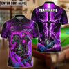 BlueJose Billiards Ball 8 Fantasy Knight Thunder Lightning Pattern Personalized Shirt (4 Colors)