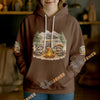 BlueJose Racoon Camping We Will Get There When We Get There Personalized Name Shirts