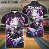 BlueJose Bowling And Pins Bloody Wolf Customized Name, Team Name 3D Shirt (4 Colors)