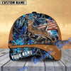 BlueJose Deer Hunting USA Flag Multicolor Personalized Cap